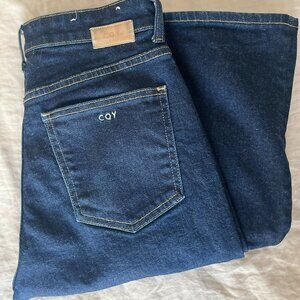 cqy denim, High Waist, Straight Leg Jeans, size 27